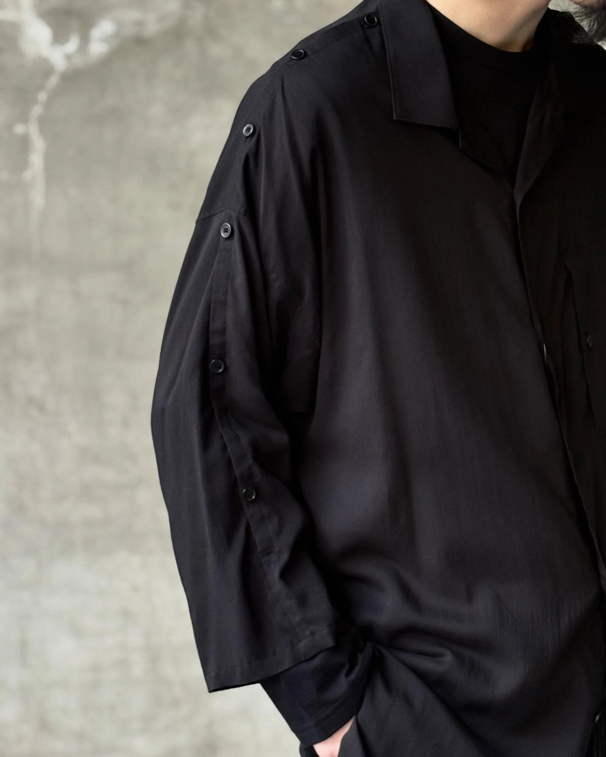 YOHJI YAMAMOTO / SHIRT (HK-B26-235-1)