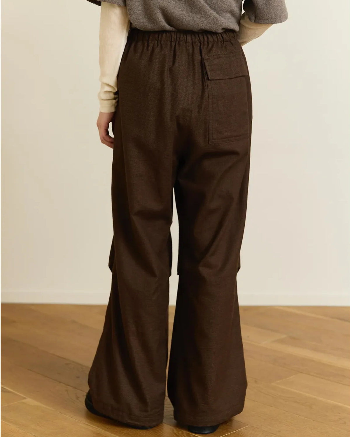 PHEENY / Cotton Tencel Check Snow Pants (PA26-PT03)