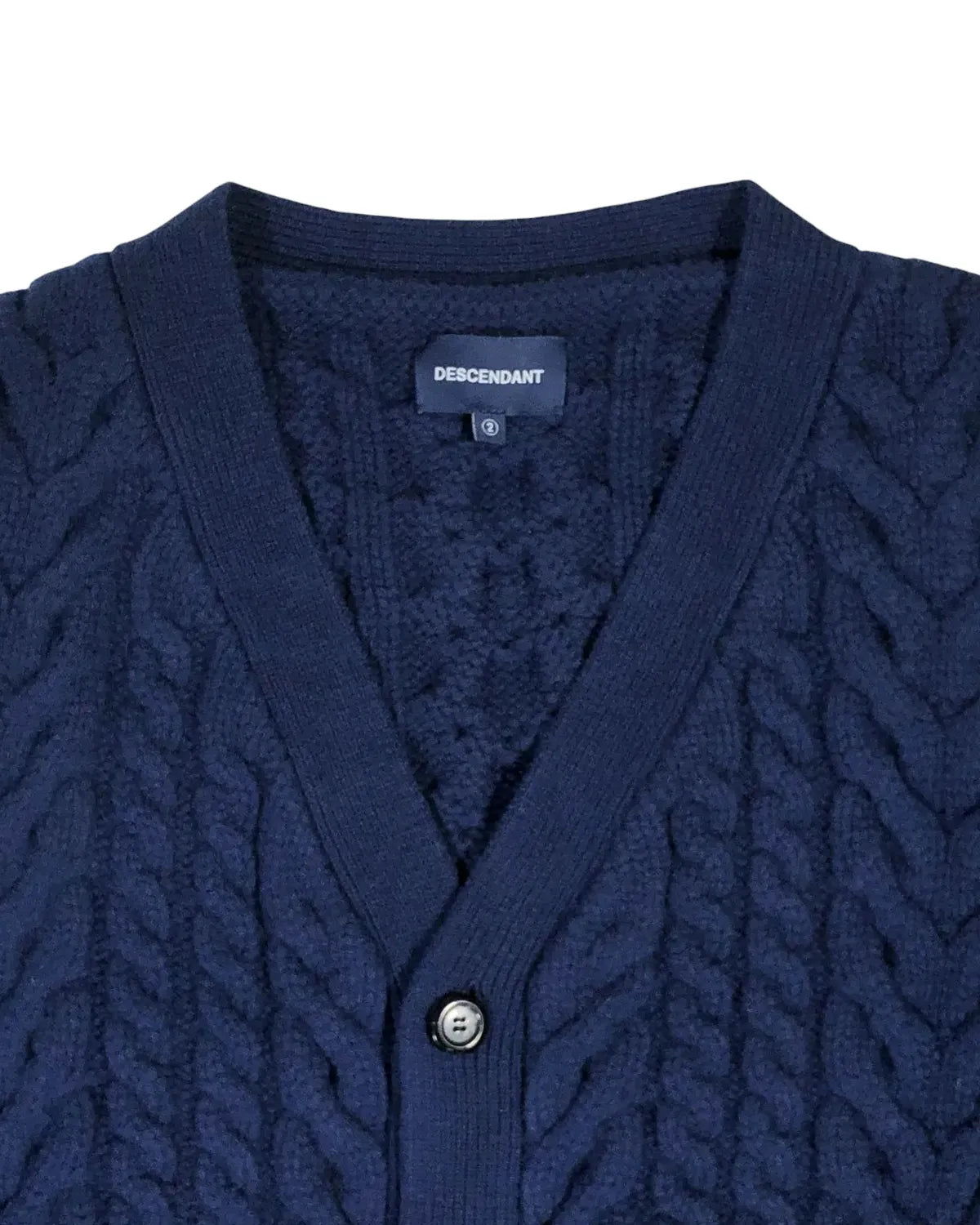 DESCENDANT / NURSE KNIT CARDIGAN (252MADS-KNM01)