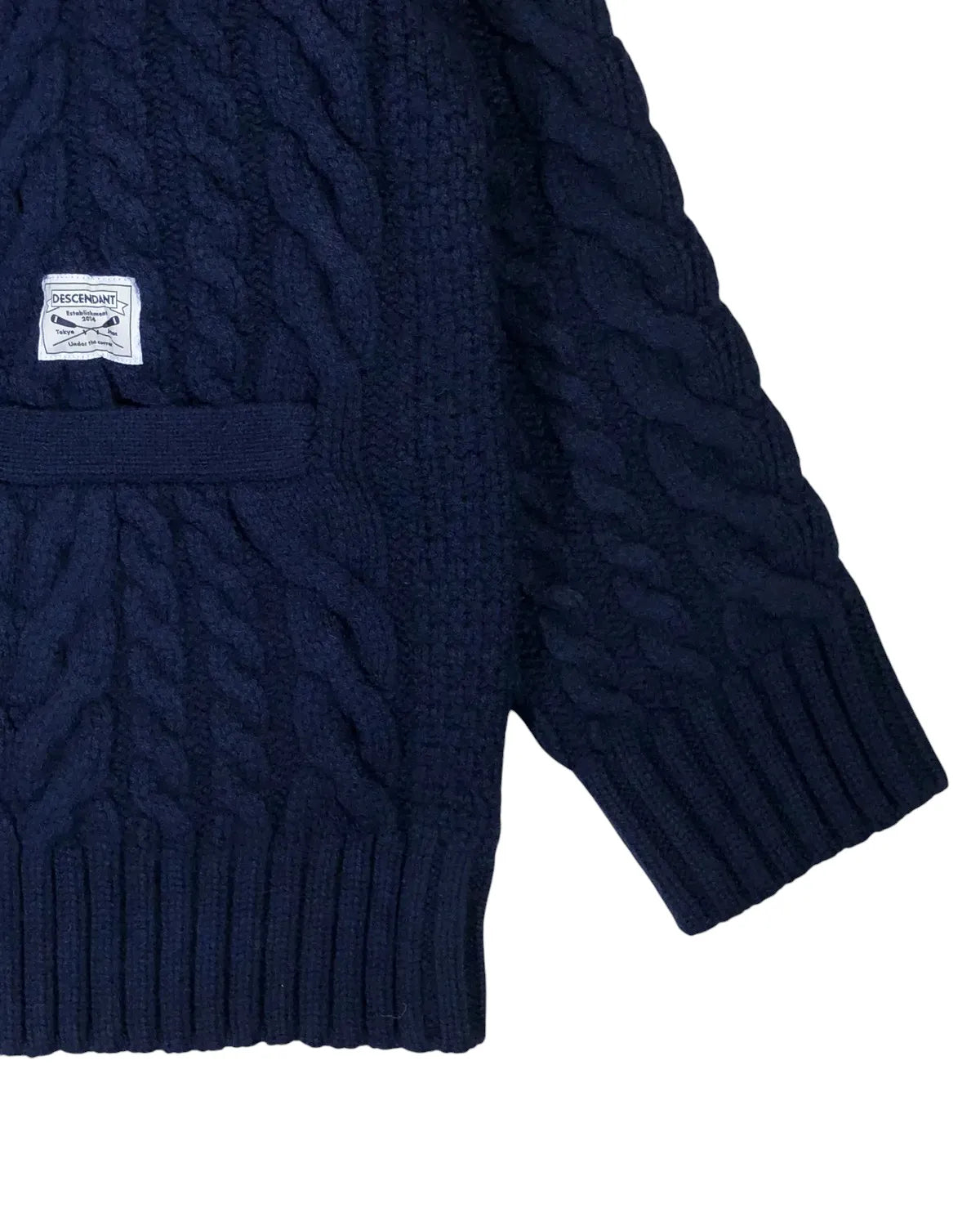 DESCENDANT / NURSE KNIT CARDIGAN (252MADS-KNM01)