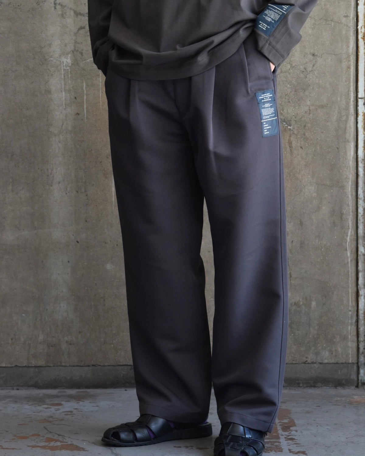 N.HOOLYWOOD TEST PRODUCT EXCHANGE SERVICE / DOUBLE TUCK TROUSERS (9252-PT01-005)