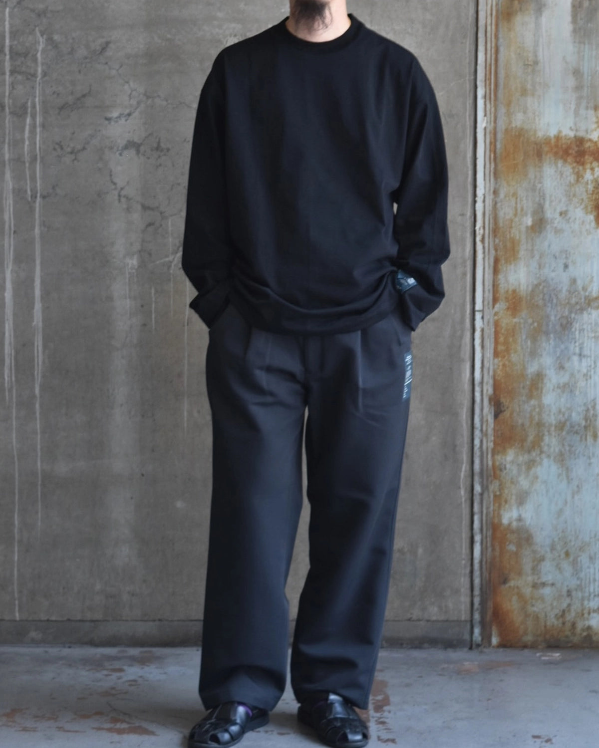 N.HOOLYWOOD TEST PRODUCT EXCHANGE SERVICE / DOUBLE TUCK TROUSERS (9252-PT01-005)
