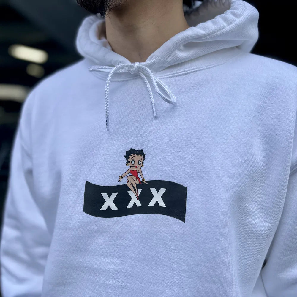GOD SELECTION XXX / × BETTY BOOP HOODIE (GX-A24-BBHD-01)