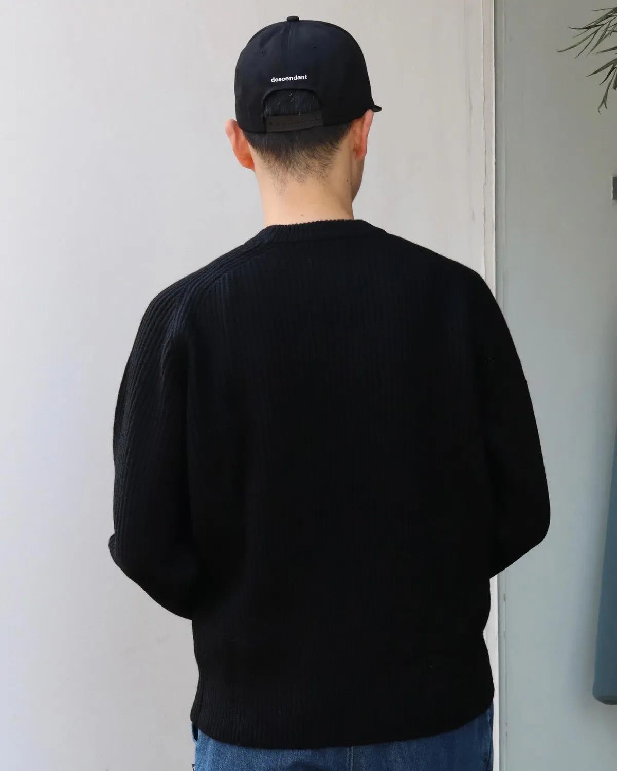 DESCENDANT / CLAM CREW NECK KNIT (252MADS-KNM02)