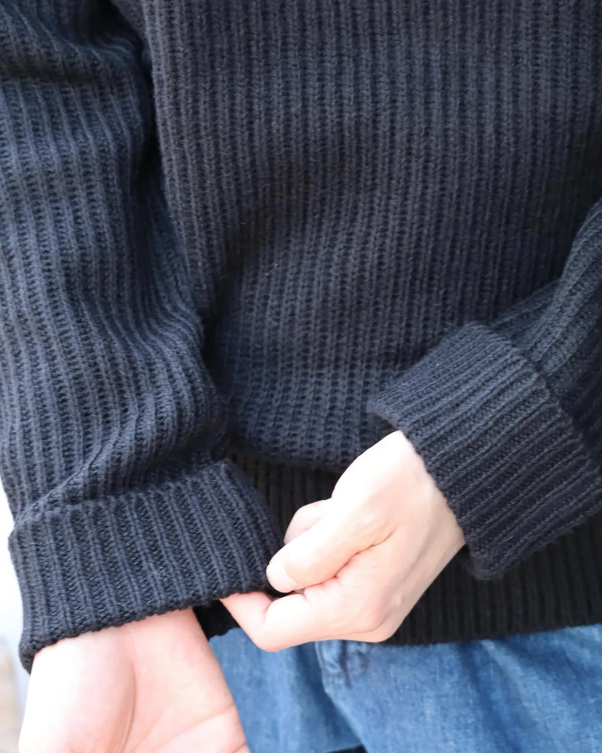 DESCENDANT / CLAM CREW NECK KNIT (252MADS-KNM02)