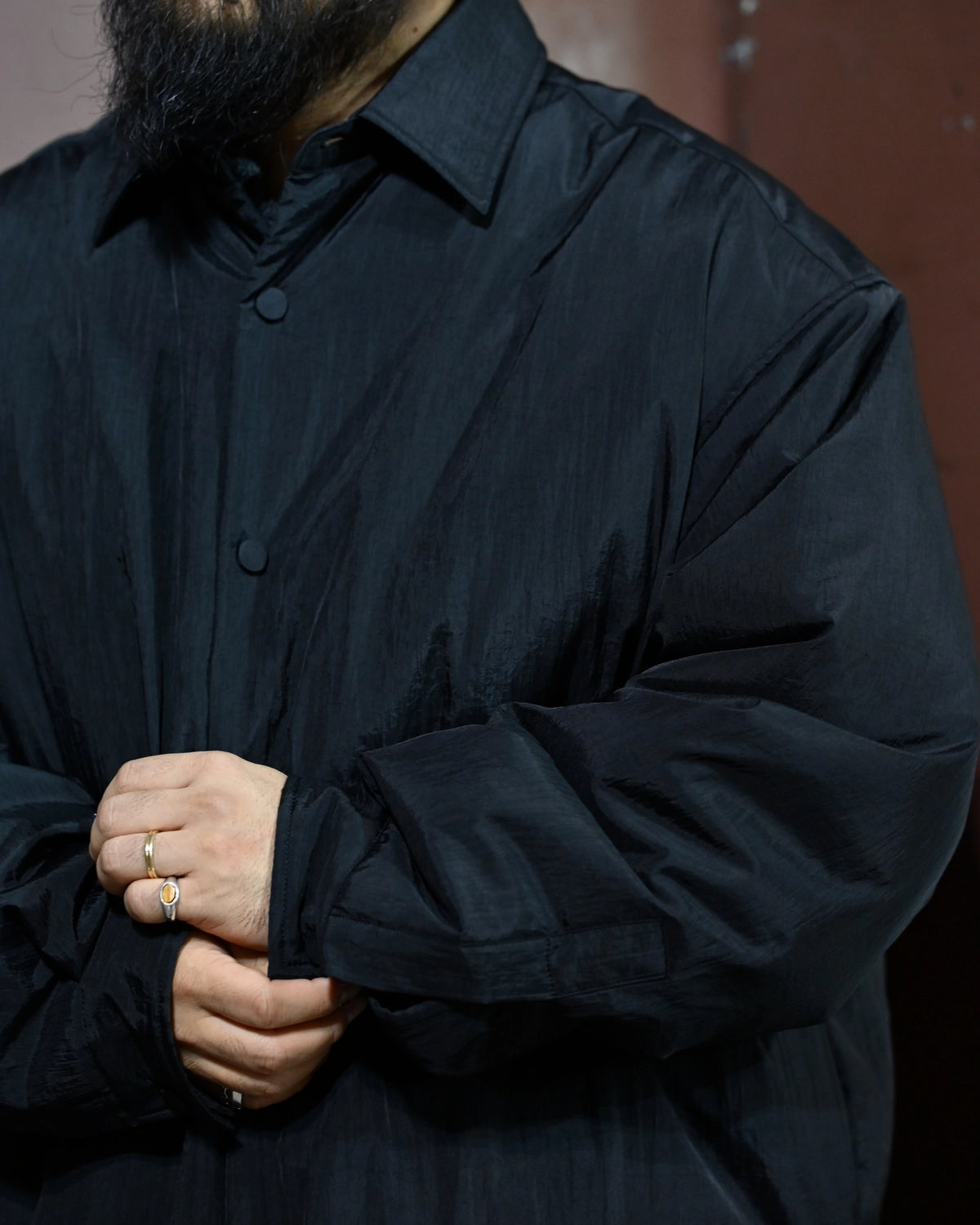 COOTIE PRODUCTIONS / Nylon Taffeta Padded Shirt (CTE-26A210)