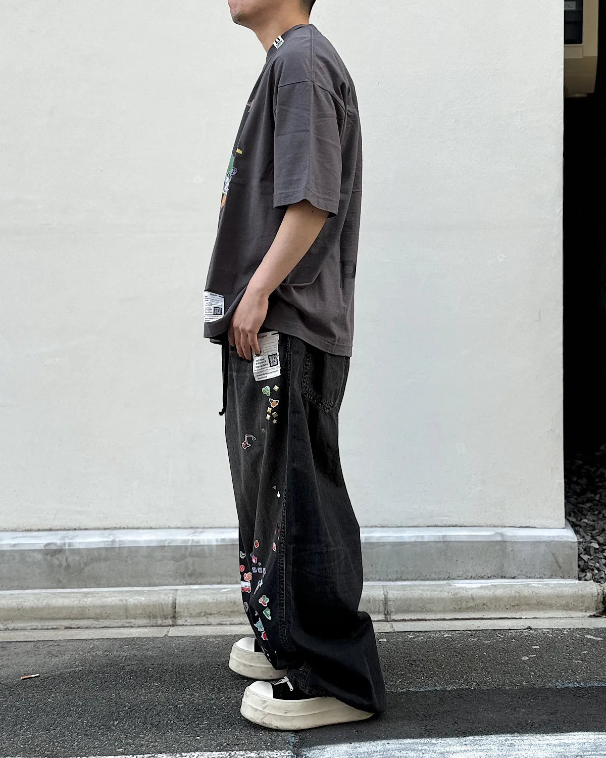 Maison MIHARA YASUHIRO / Leon Doodle Printed T-shirt (J16TS862)