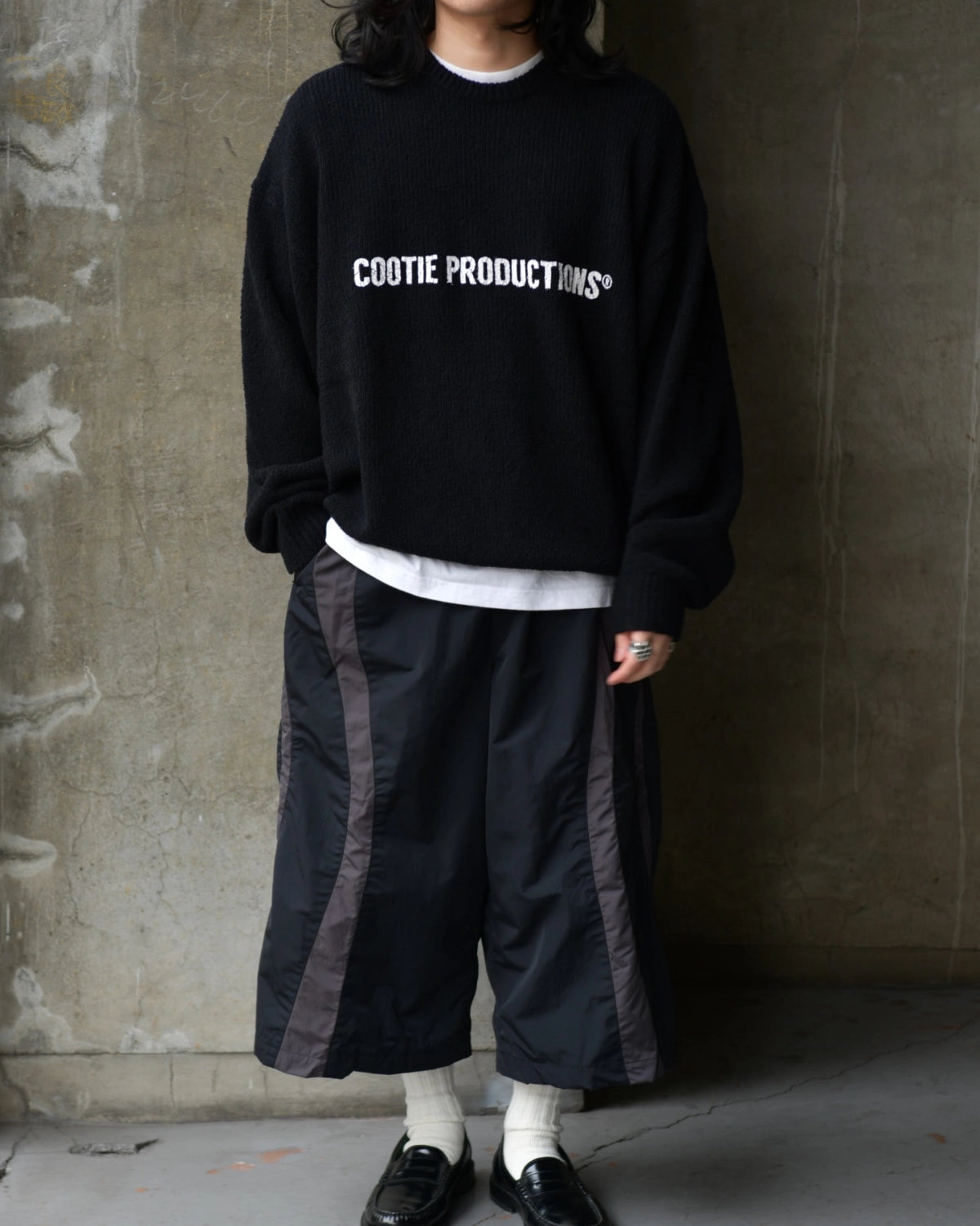 COOTIE PRODUCTIONS® / N/C Boucle Knit Crew (CTE-26S314)
