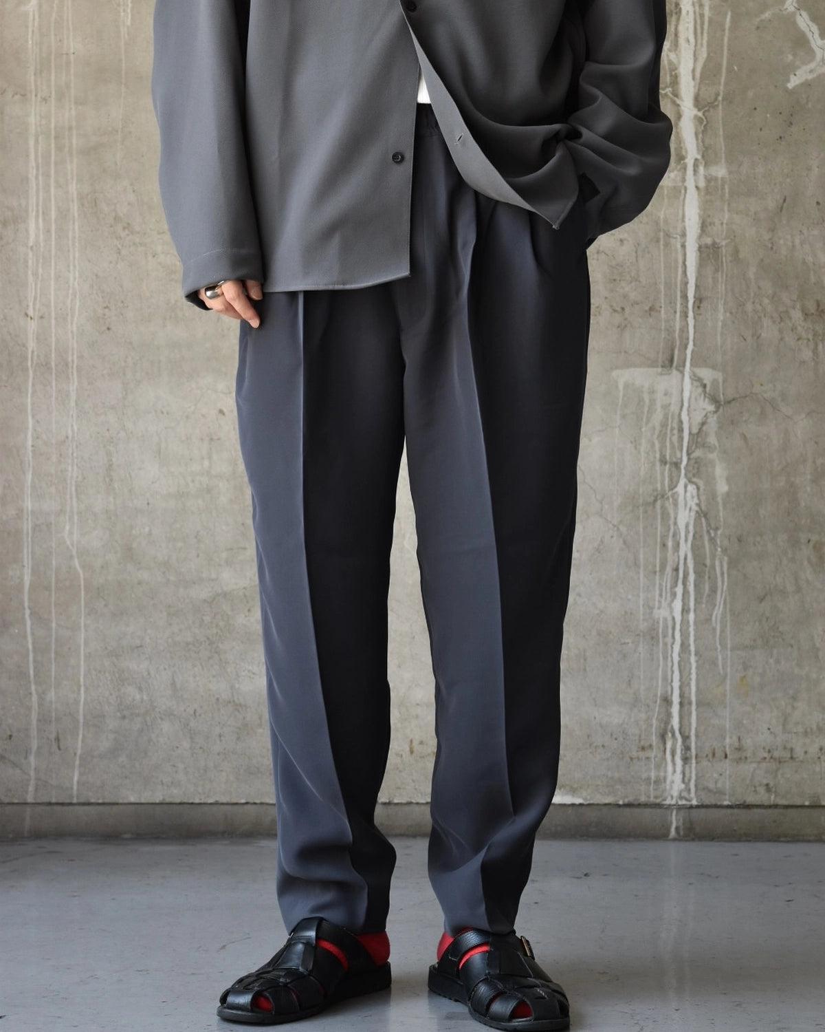 N.HOOLYWOOD COMPILE / WIDE TAPERED PANTS (2252-PT07-095)