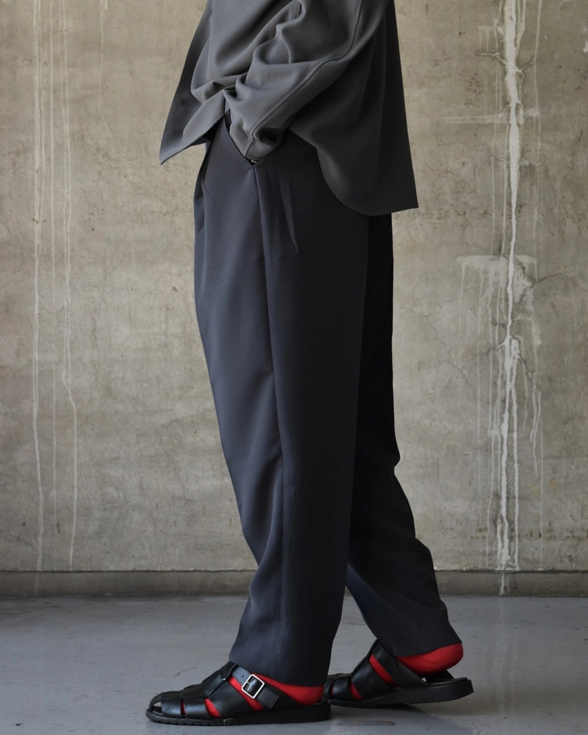 N.HOOLYWOOD COMPILE / WIDE TAPERED PANTS (2252-PT07-095)