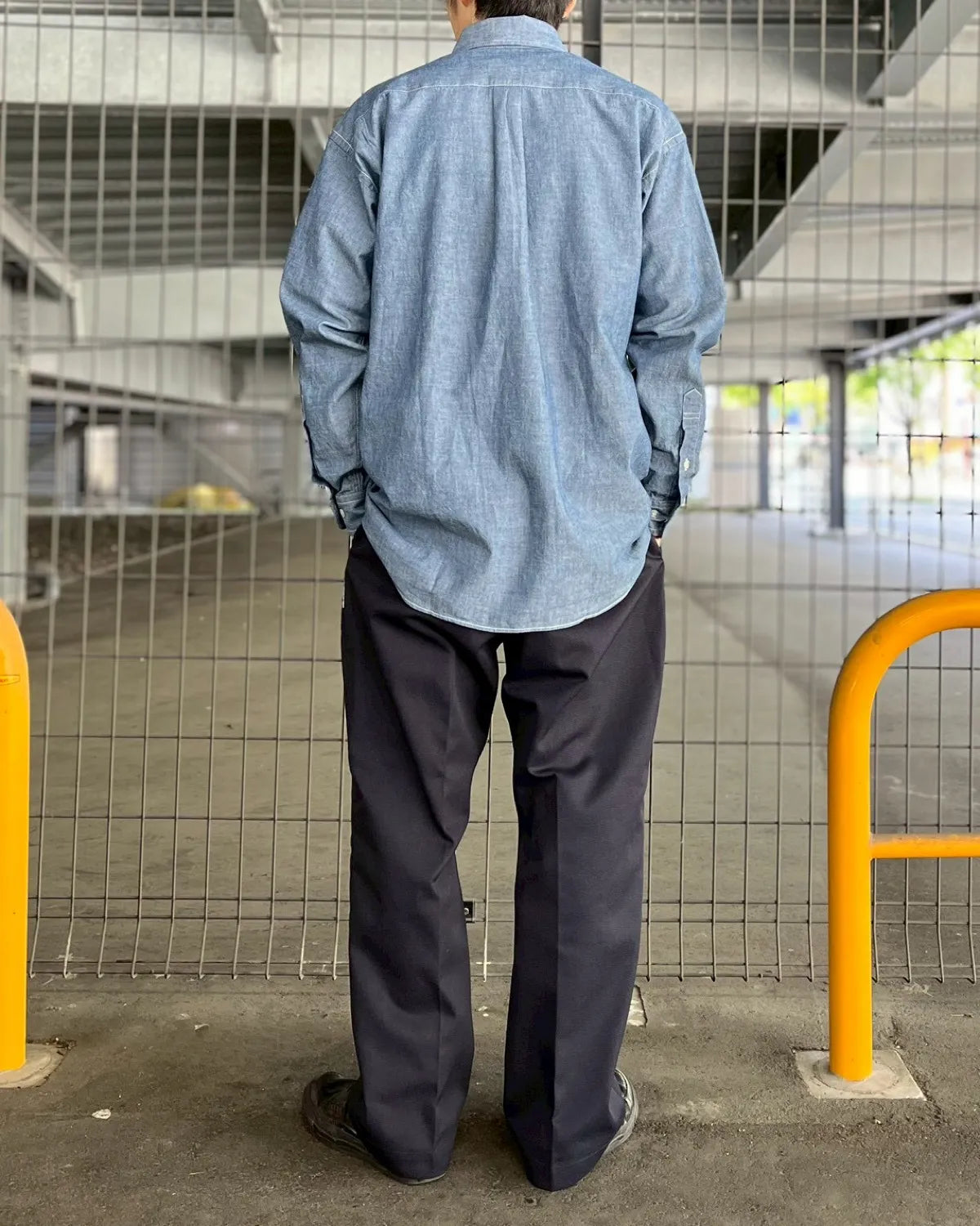 SEQUEL / CHAMBRAY LONG SLEEVE SHIRT (SQ-26SS-SH-01)