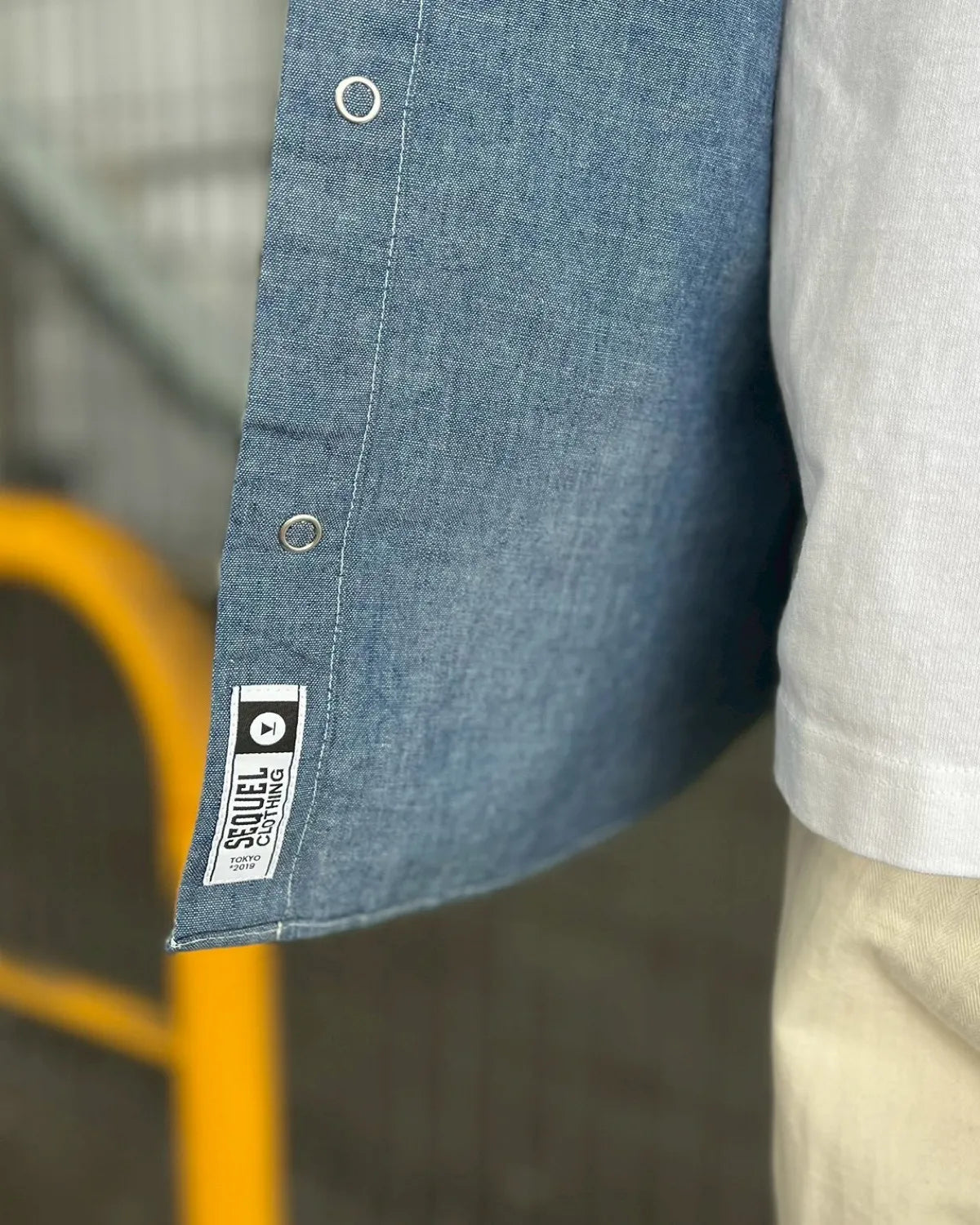 SEQUEL / CHAMBRAY LONG SLEEVE SHIRT (SQ-26SS-SH-01)