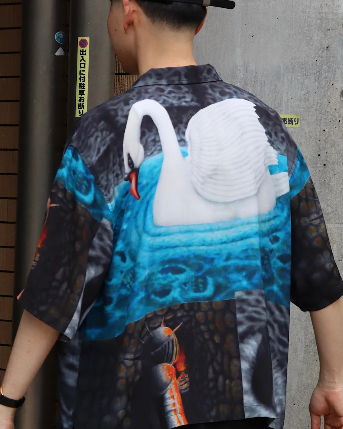 BRAIN DEAD / COPIA SHORT SLEEVE BUTTON DOWN SHIRT (T11004920SS26)