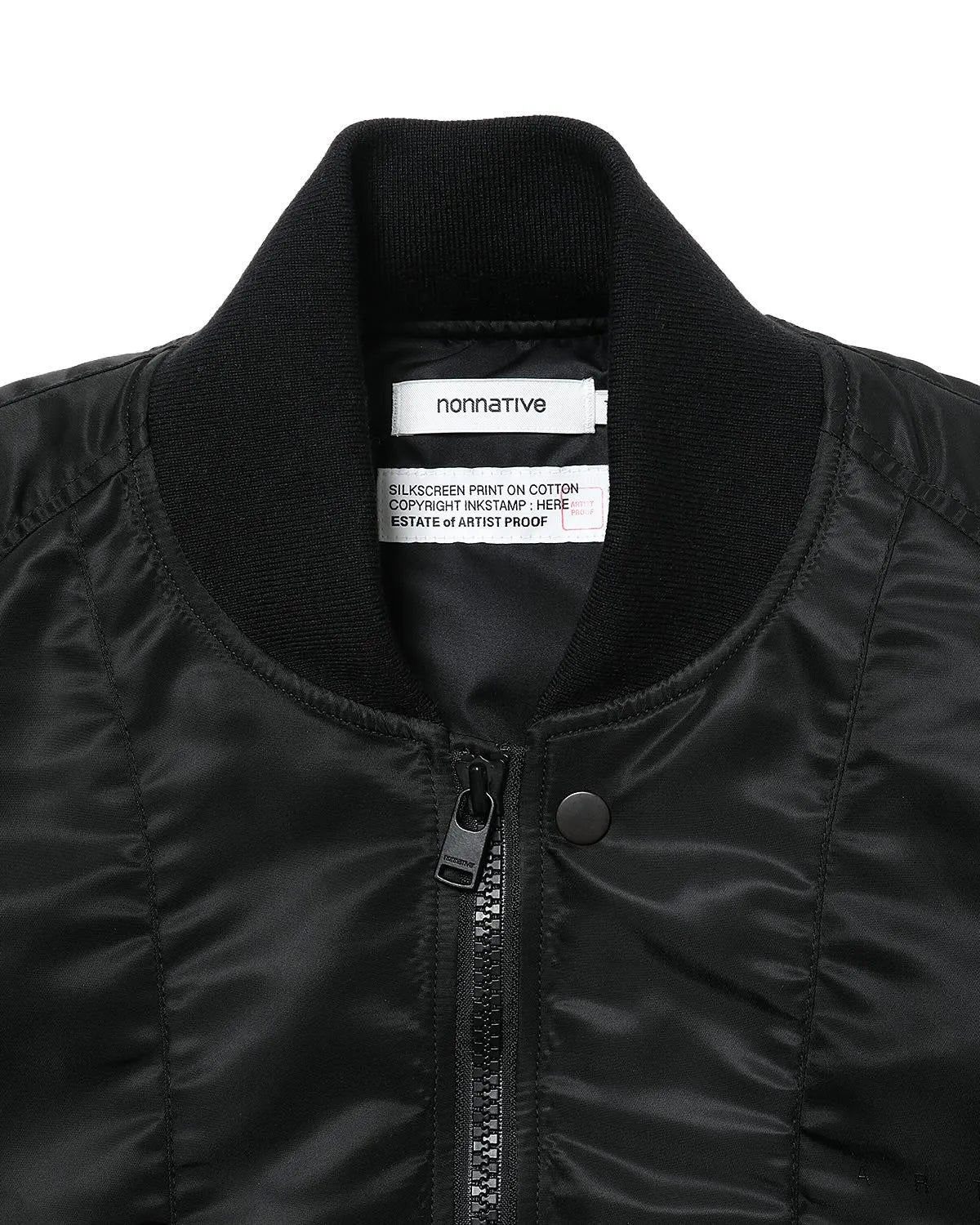 ARTIST PROOF®︎ / × FRGMT × nonnative TROOPER PUFF BLOUSON NYLON TWILL WITH WINDSTOPPER "lnnovaten" (NN-JU4753)