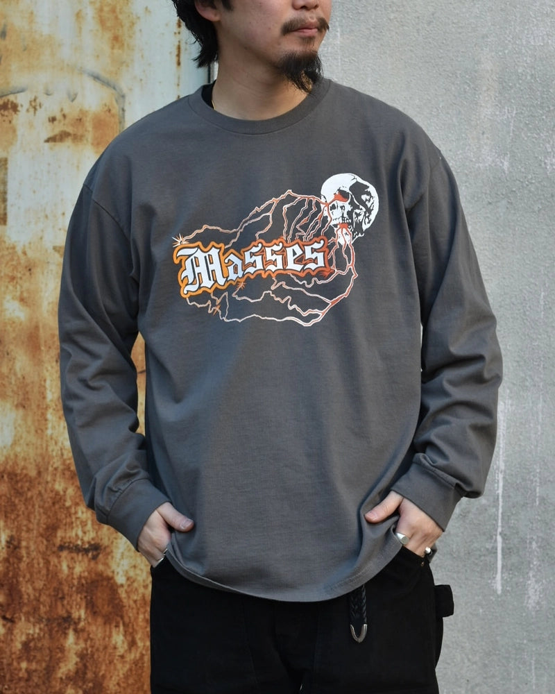 MASSES / T-SHIRT L/S SKULL THUNDER (1251006014)