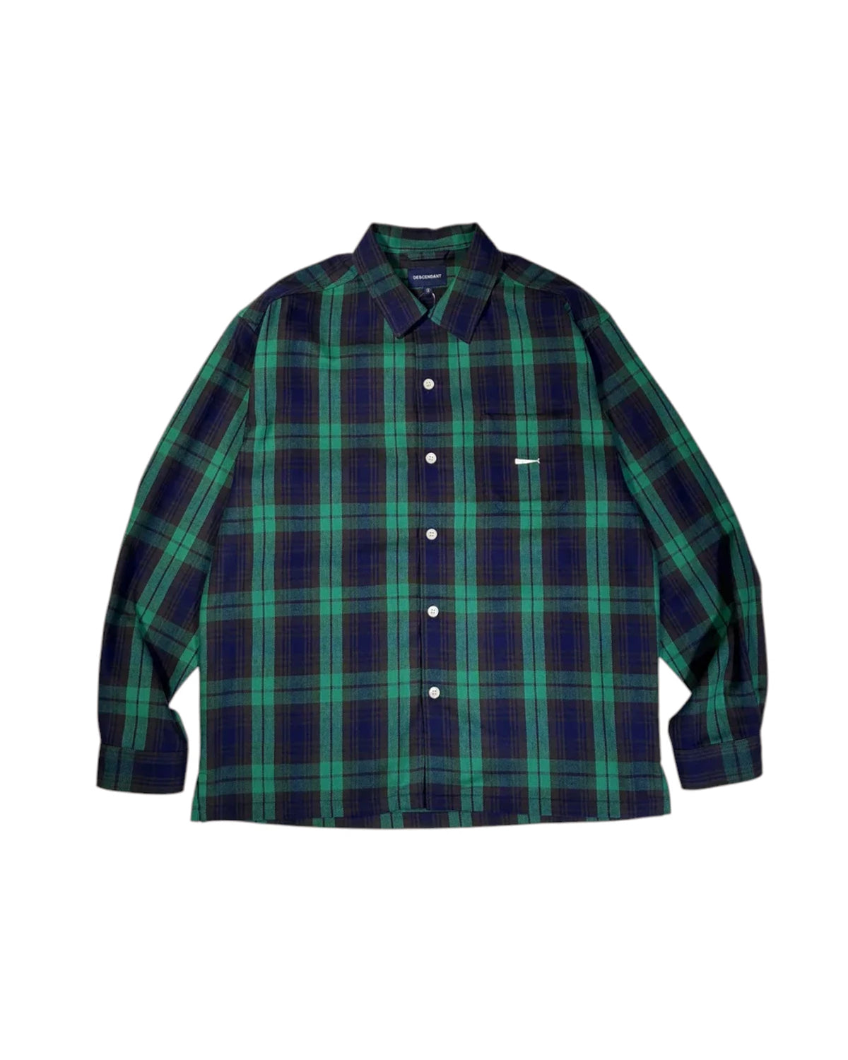 DESCENDANT / MILPITAS PLAID LS SHIRT (262TQDS-SHM03)