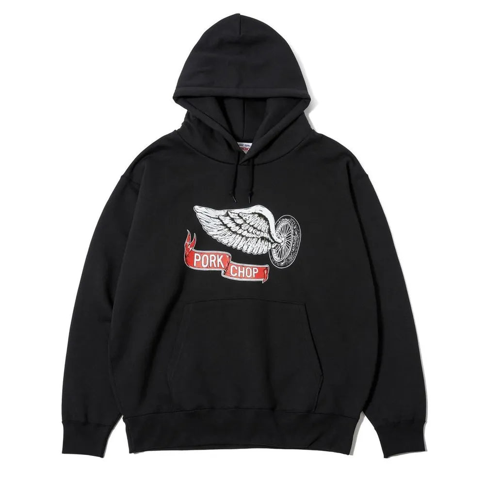 MASSES / SWEAT HOODED FLING WHEEL P (1249018014)