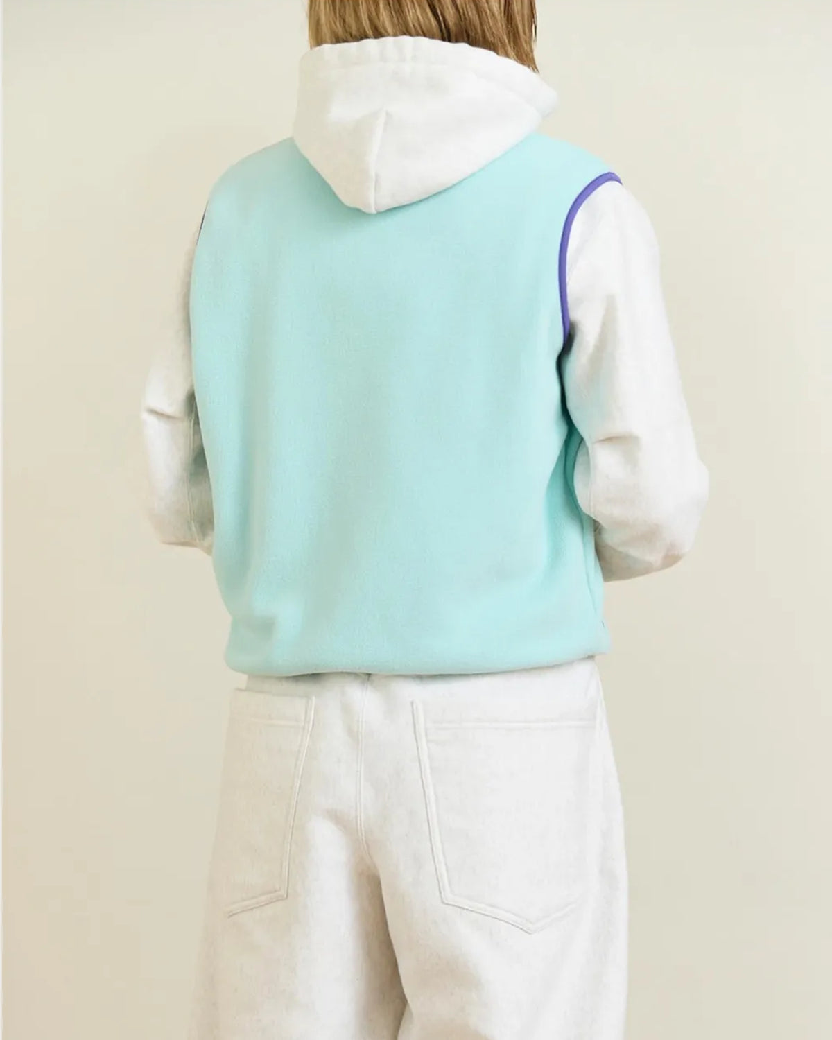 PHEENY / Eco Fleece Zip-Up Vest (PA26-BL02)