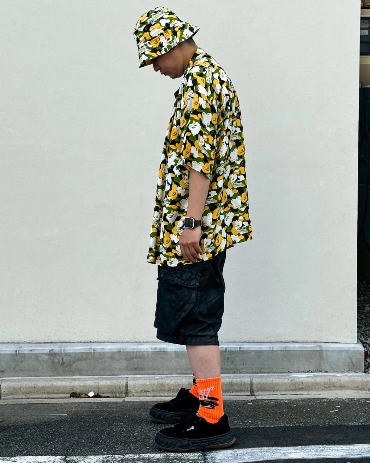 Emotionaly Unavailable × A BATHING APE®︎ / EU APE ALOHA SHIRT (EU-MK8-0000-02)