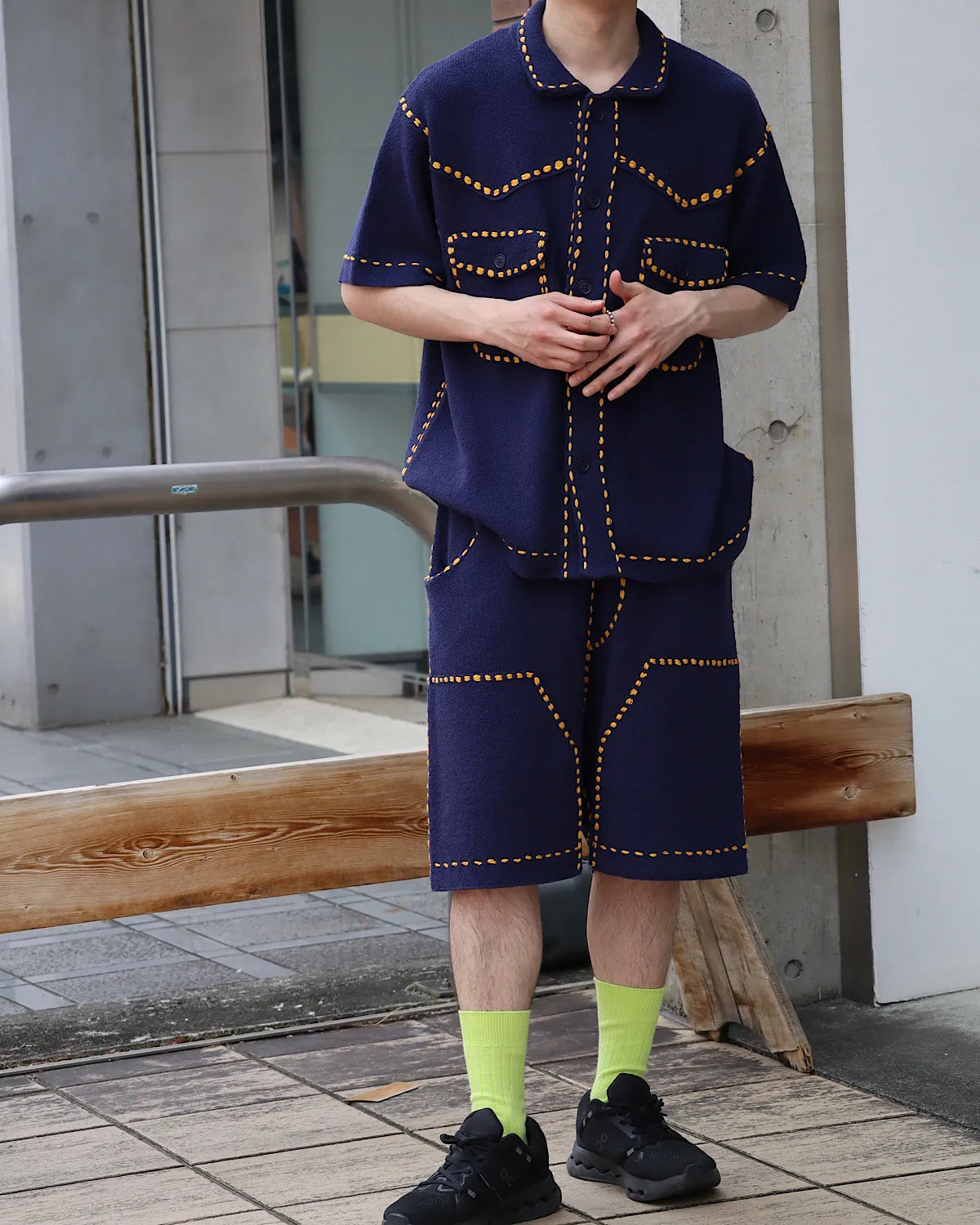 PHINGERIN / SUMMER PG1 DOUBLE KNEE SHORTS (PD-261-KSBT-061)