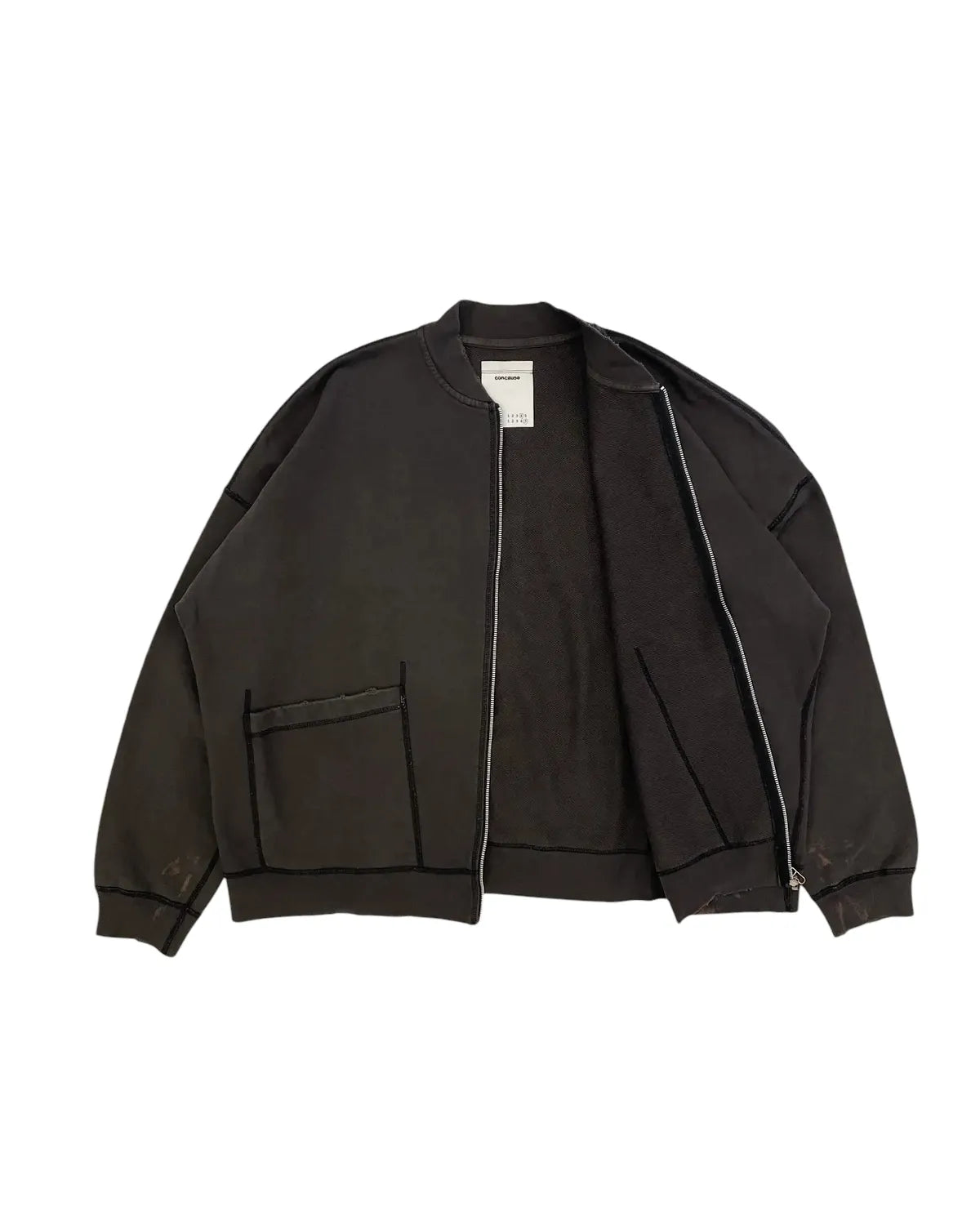 concause / FULL ZIP SWEAT CARDIGAN (2502005)