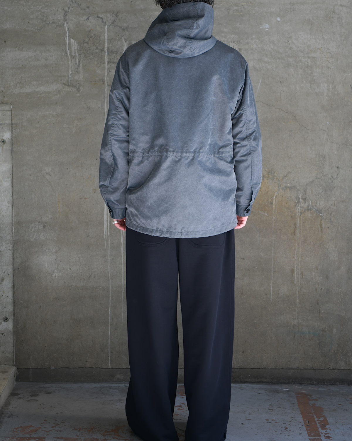 NONNATIVE / TROOPER HOODED JACKET NYLON TWILL PIGMENT DYE WITH WINDSTOPPER® (NN-J4809)