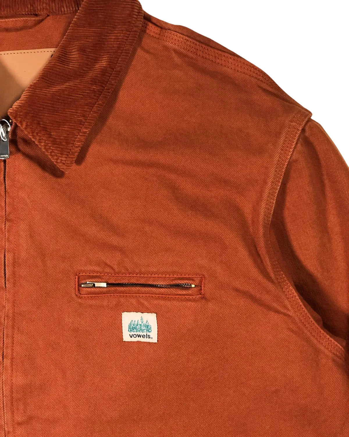 vowels / CORD COLLARED ZIP UP (VO-26SS-OW065)