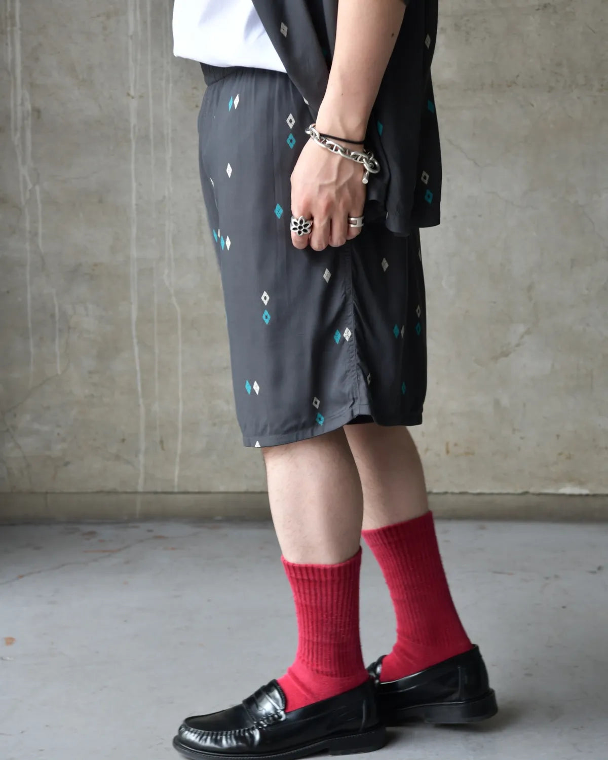 Unlikely / Unlikely Reversible Summer Shorts Argyle (U26S-25-0002)