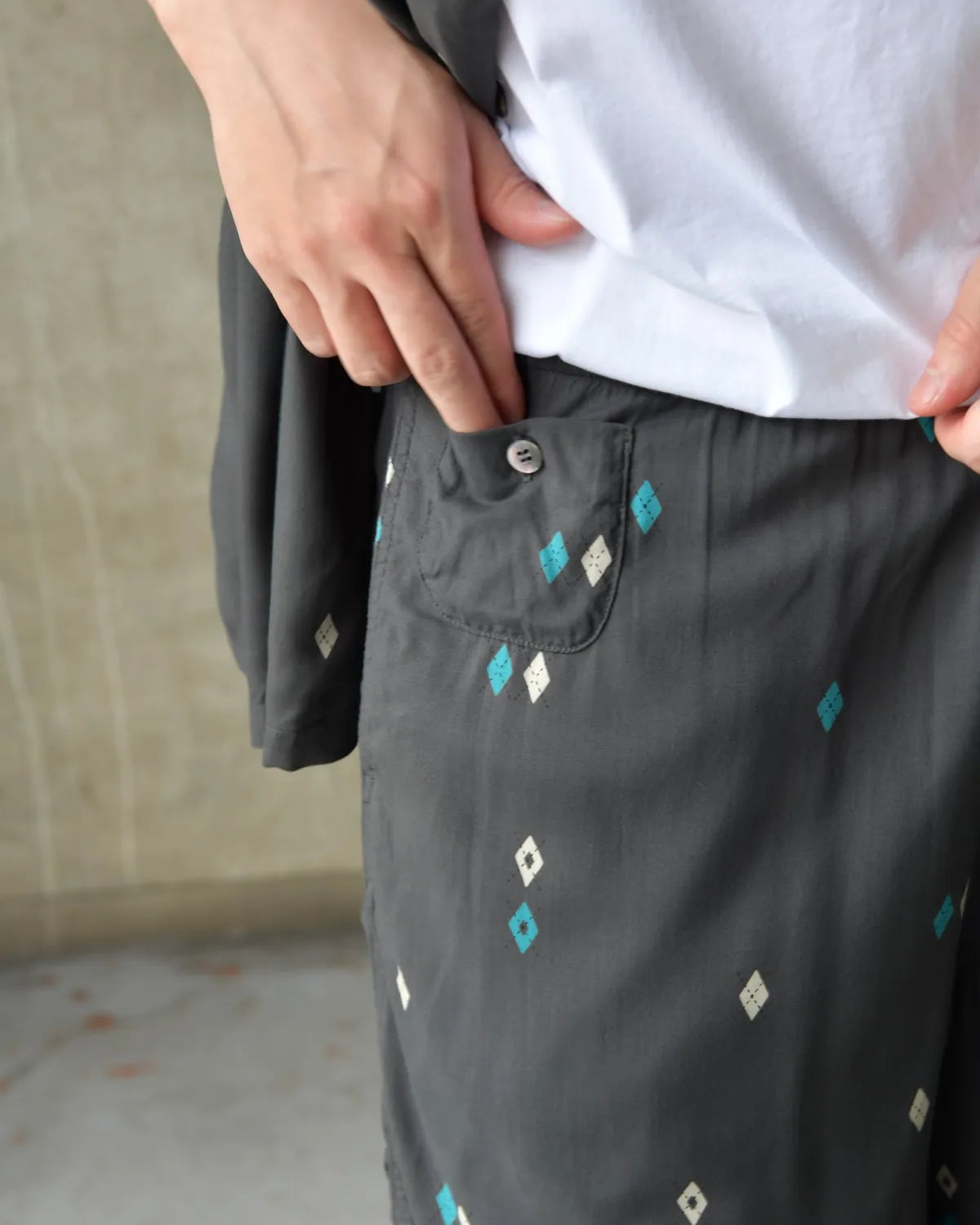 Unlikely / Unlikely Reversible Summer Shorts Argyle (U26S-25-0002)