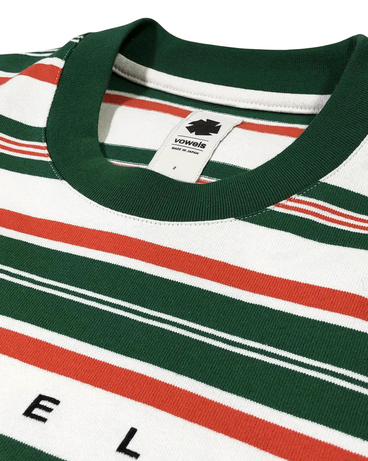 vowels / S/S STRIPE TEE (VO-26SS-T004)