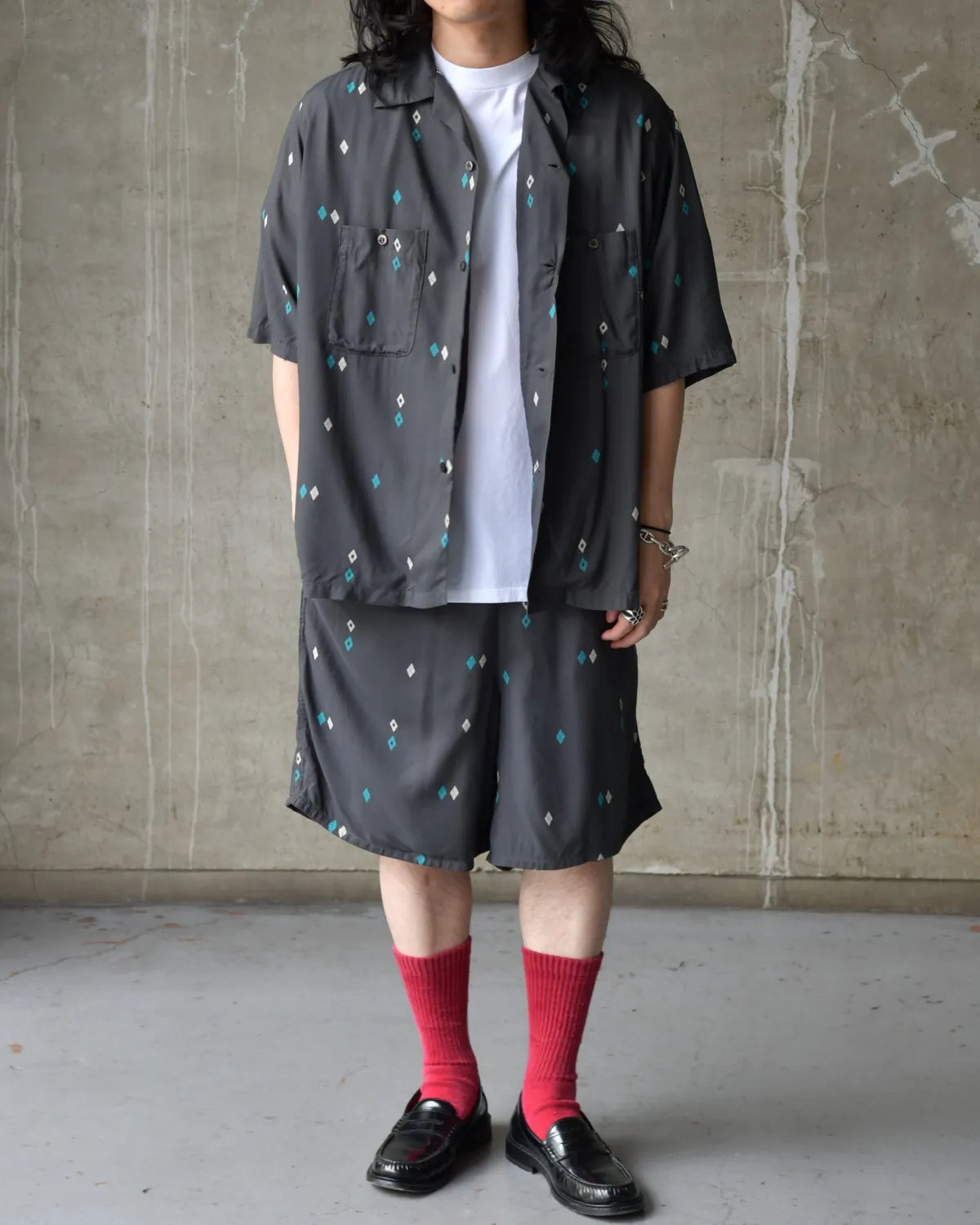 Unlikely / Unlikely Reversible Summer Shorts Argyle (U26S-25-0002)