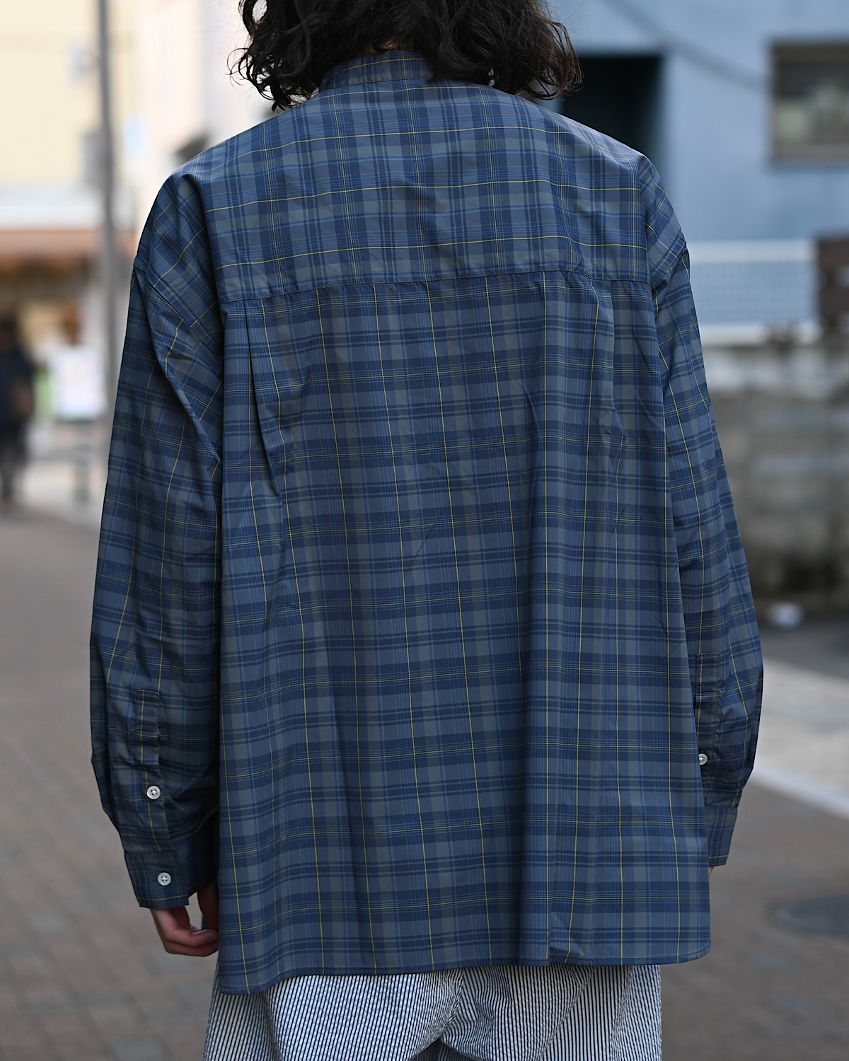 FreshService / MADRAS DRY TECH BAND COLLAR SHIRT (FSC261-50250)