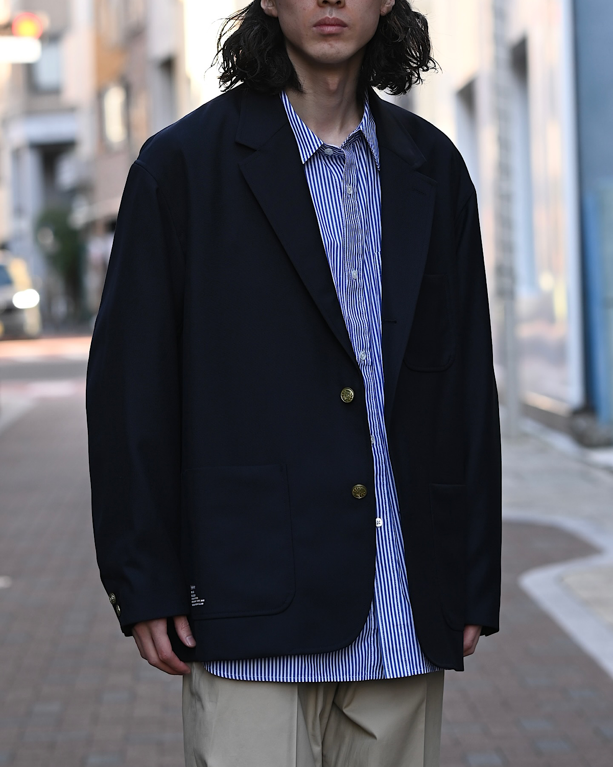 FreshService / WOOL SERGE COLLEGE BLAZER (FSC261-10212)