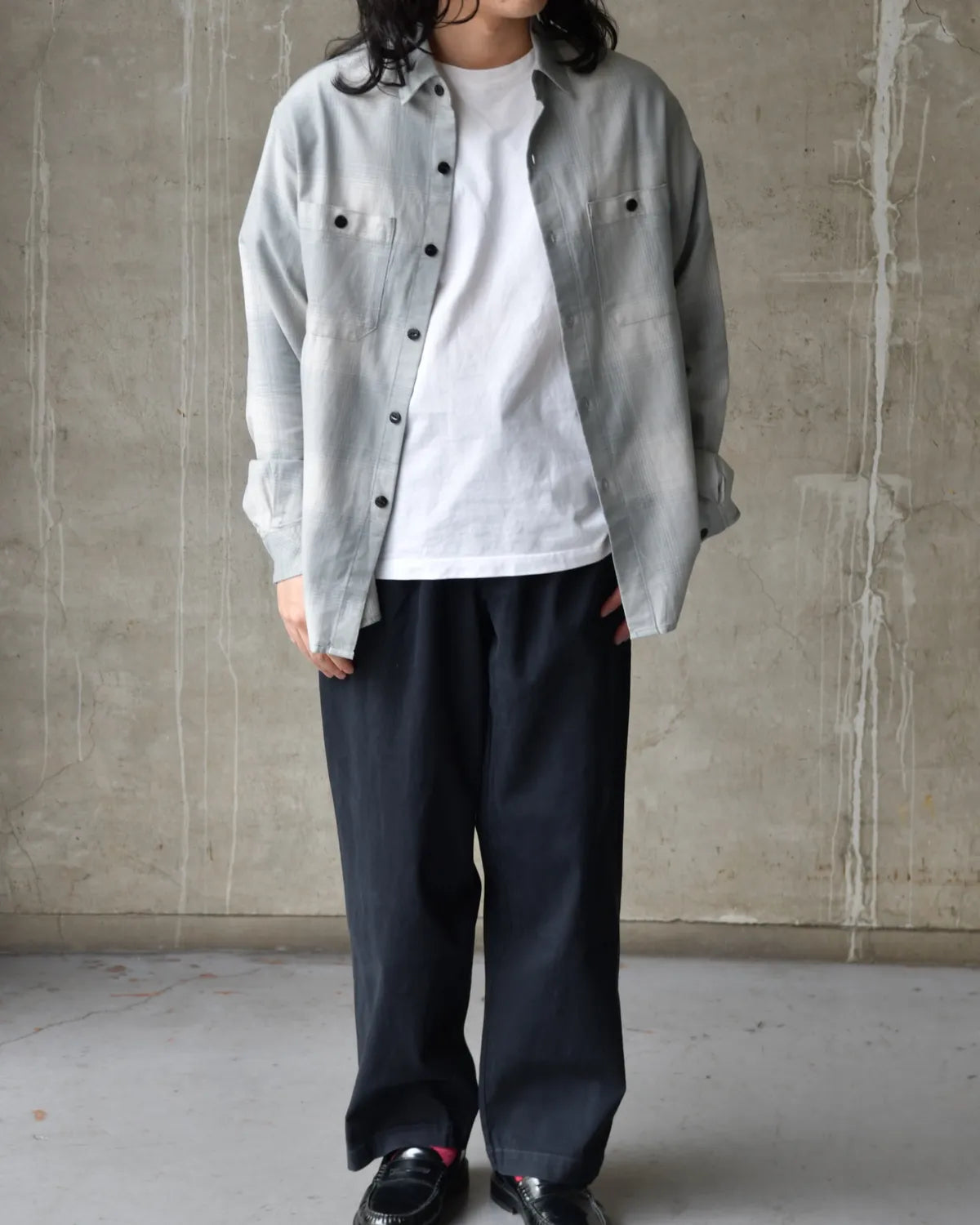 CHALLENGER / L/S SHADOW CHECK SHIRT (CLG-SH 026-002)