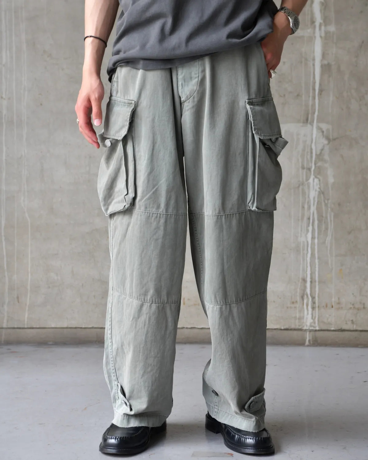 A.PRESSE / Vintage FA HBT M-47 Pants (26SAP-04-43)