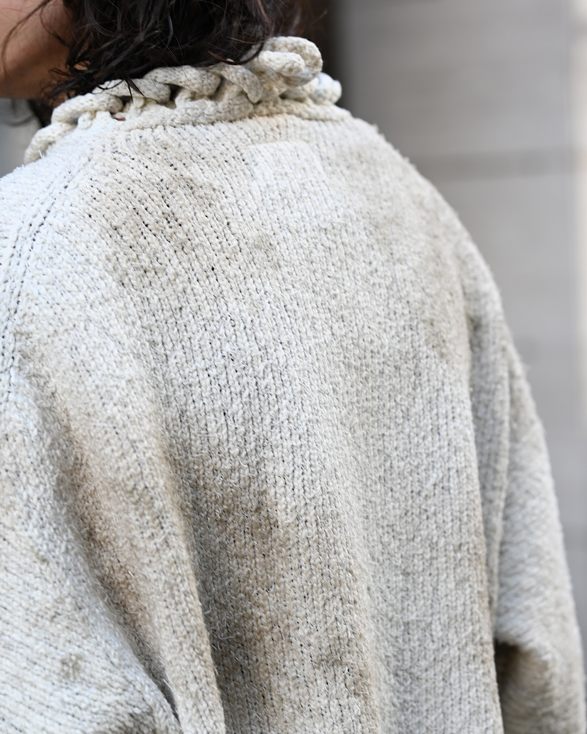 doublet / CHAINED SLASH KNIT CARDIGAN (26SS53KN209)