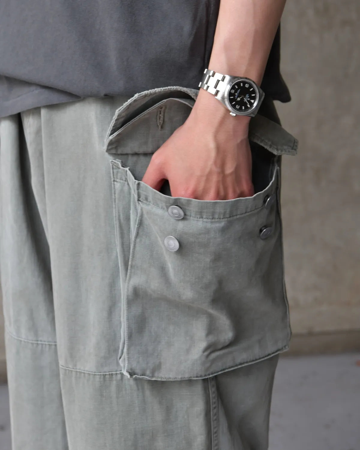 A.PRESSE / Vintage FA HBT M-47 Pants (26SAP-04-43)