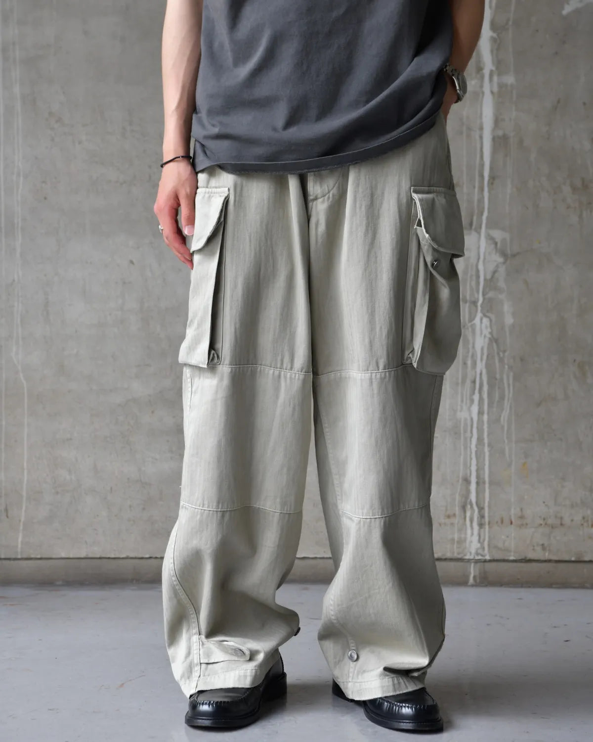 A.PRESSE / Vintage FA HBT M-47 Pants (26SAP-04-43)