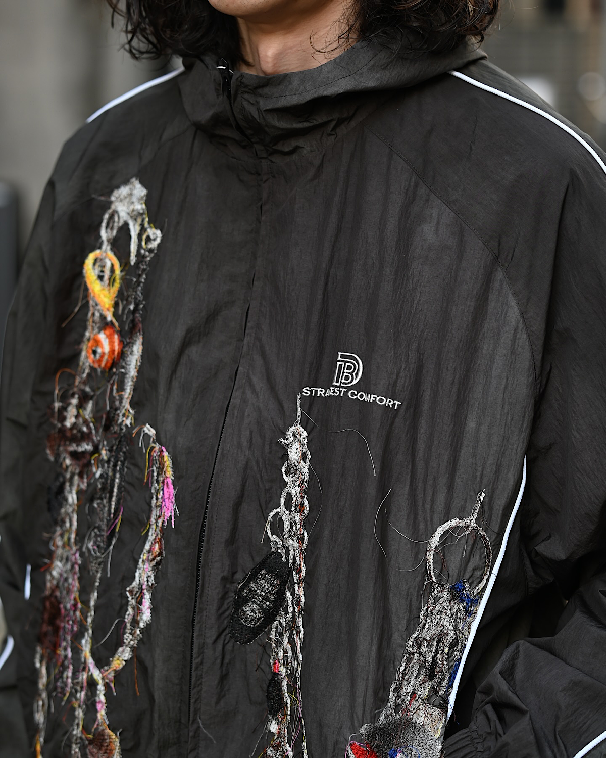 doublet / EMBROIDERED CHAIN TRACK JACKET (26SS22BL252)