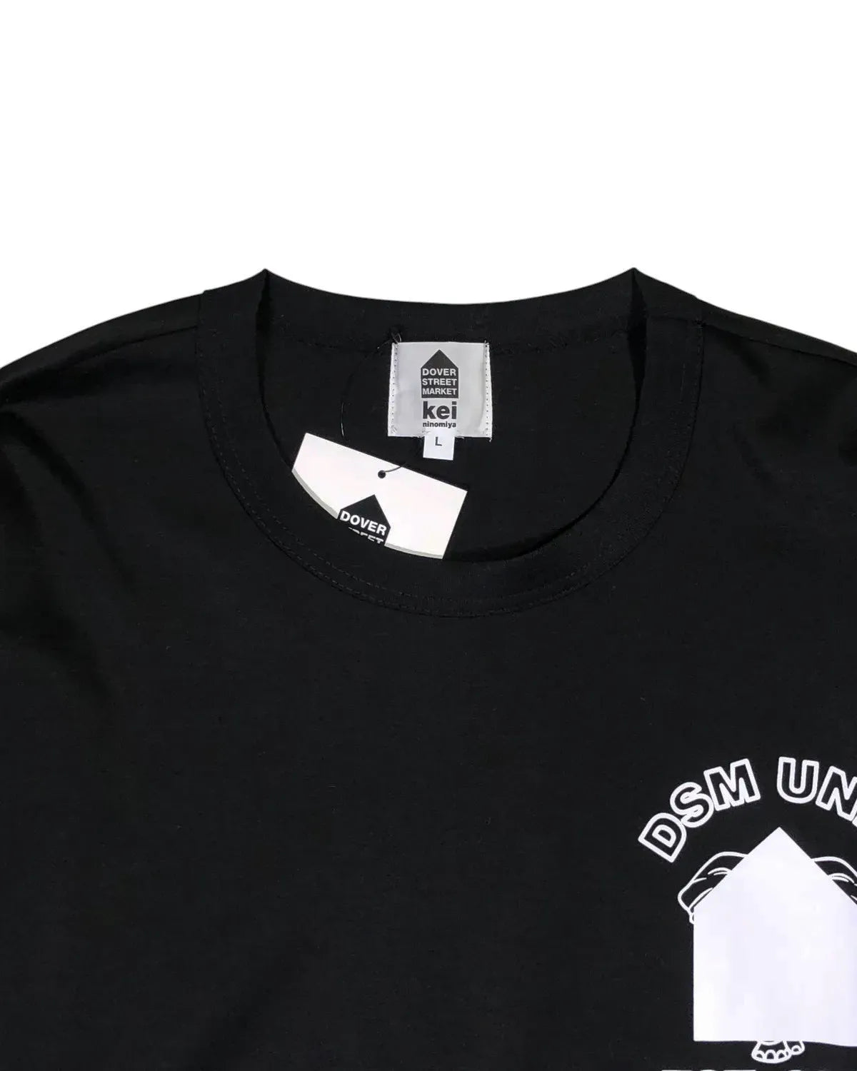 DOVER STREET MARKET kei ninomiya / LONGSLEEVE T-SHIRT COTTON PONTE KNIT (DSM01T003)