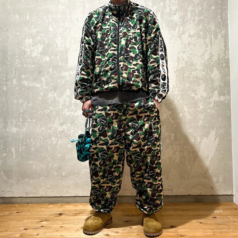 ©︎SAINT M×××××× / × A BATHING APE TRACK PANTS (SM-YS8-0000-C30)