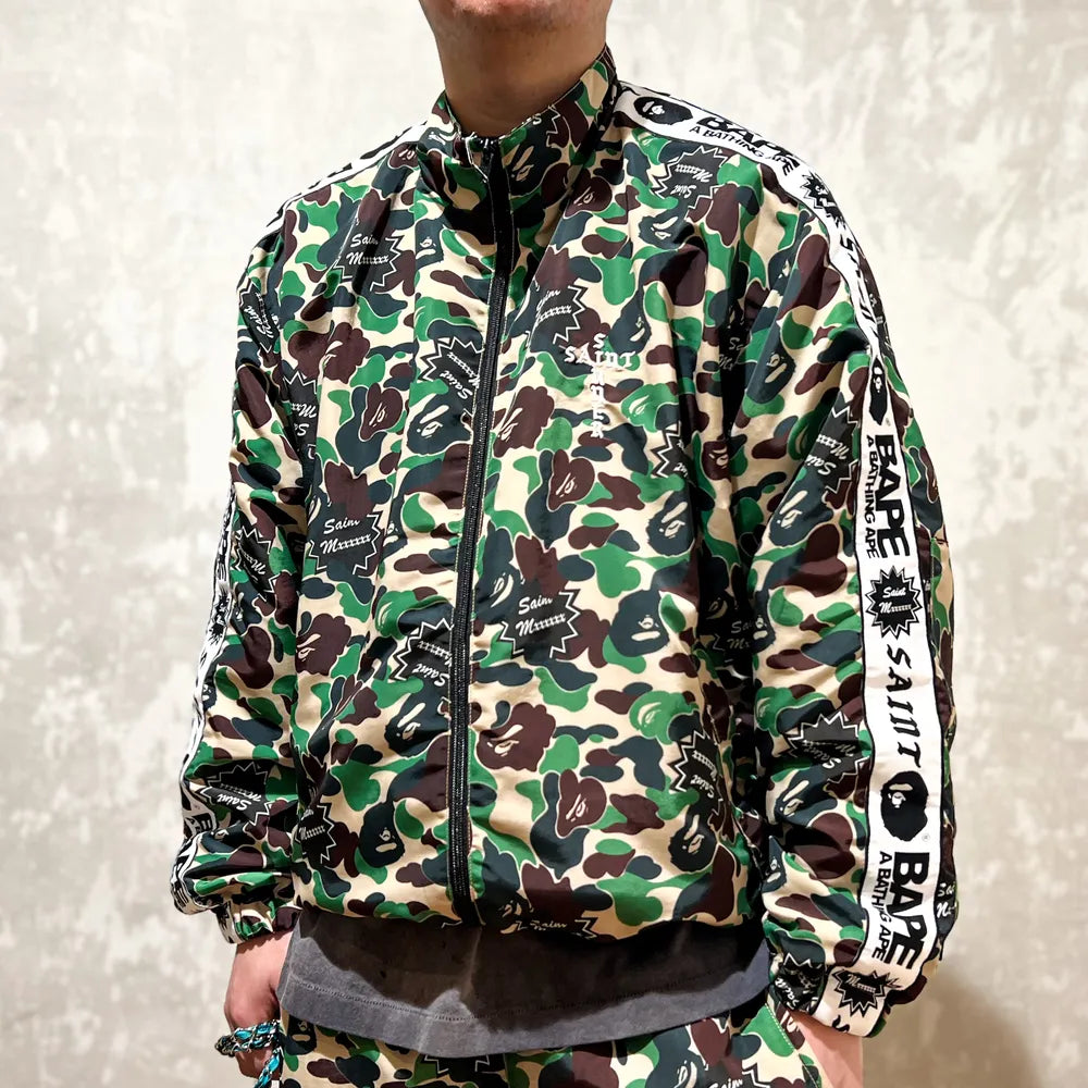 ©︎SAINT M×××××× / × A BATHING APE TRACK JACKET (SM-YS8-0000-C29)