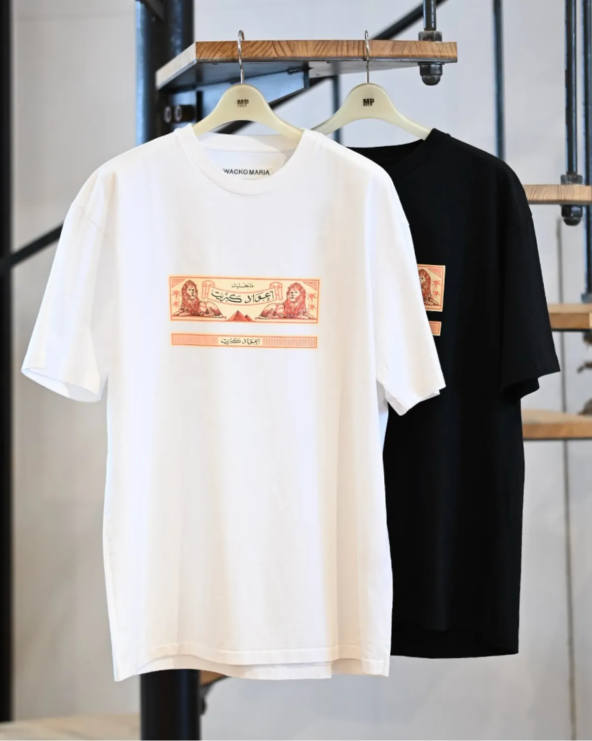 WACKO MARIA × THE PHOENICIAN SCHEME / WASHED HEAVY WEIGHT CREW NECK T-SHIRT -TYPE-2- (TPS-WM-WT02)