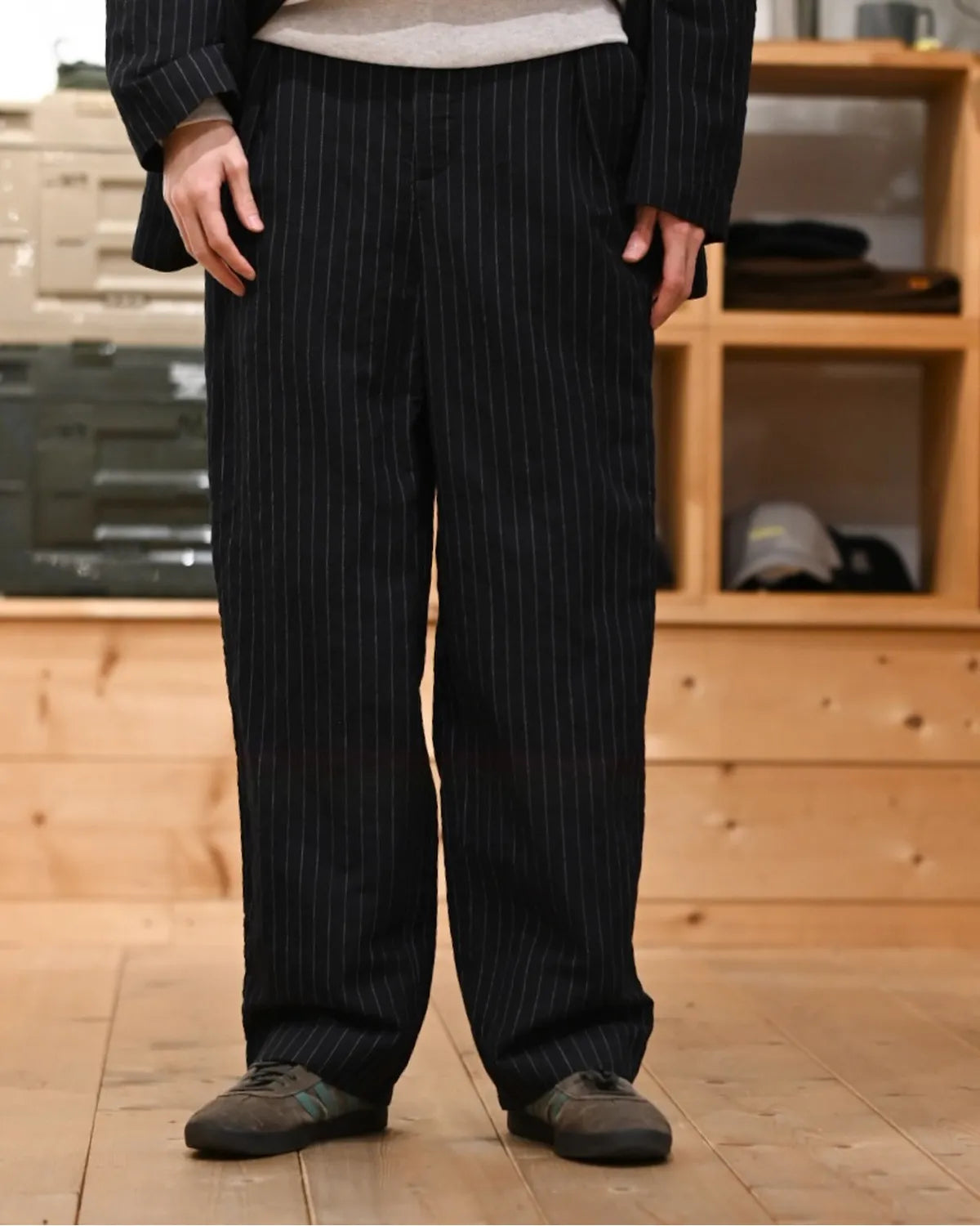 DIGAWEL / In tuck pants garment wash (DWAA025)