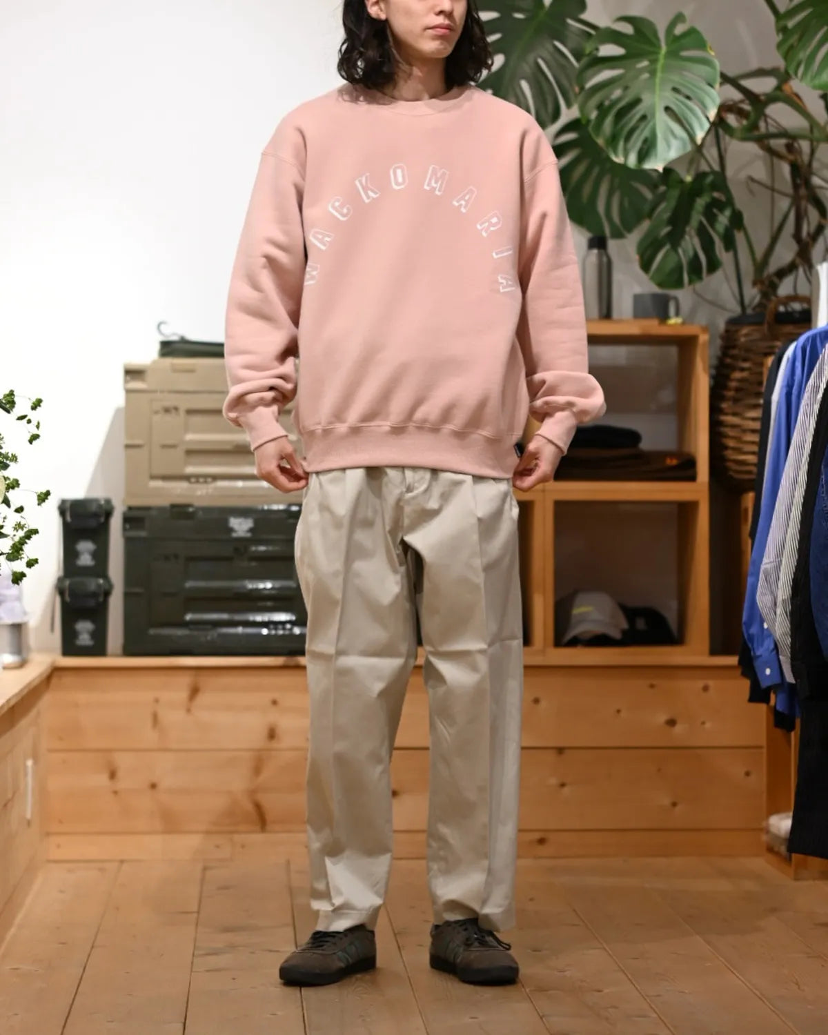 WACKO MARIA / DOUBLE PLEATED CHINO TROUSERS (26SS-WMP-PT12)