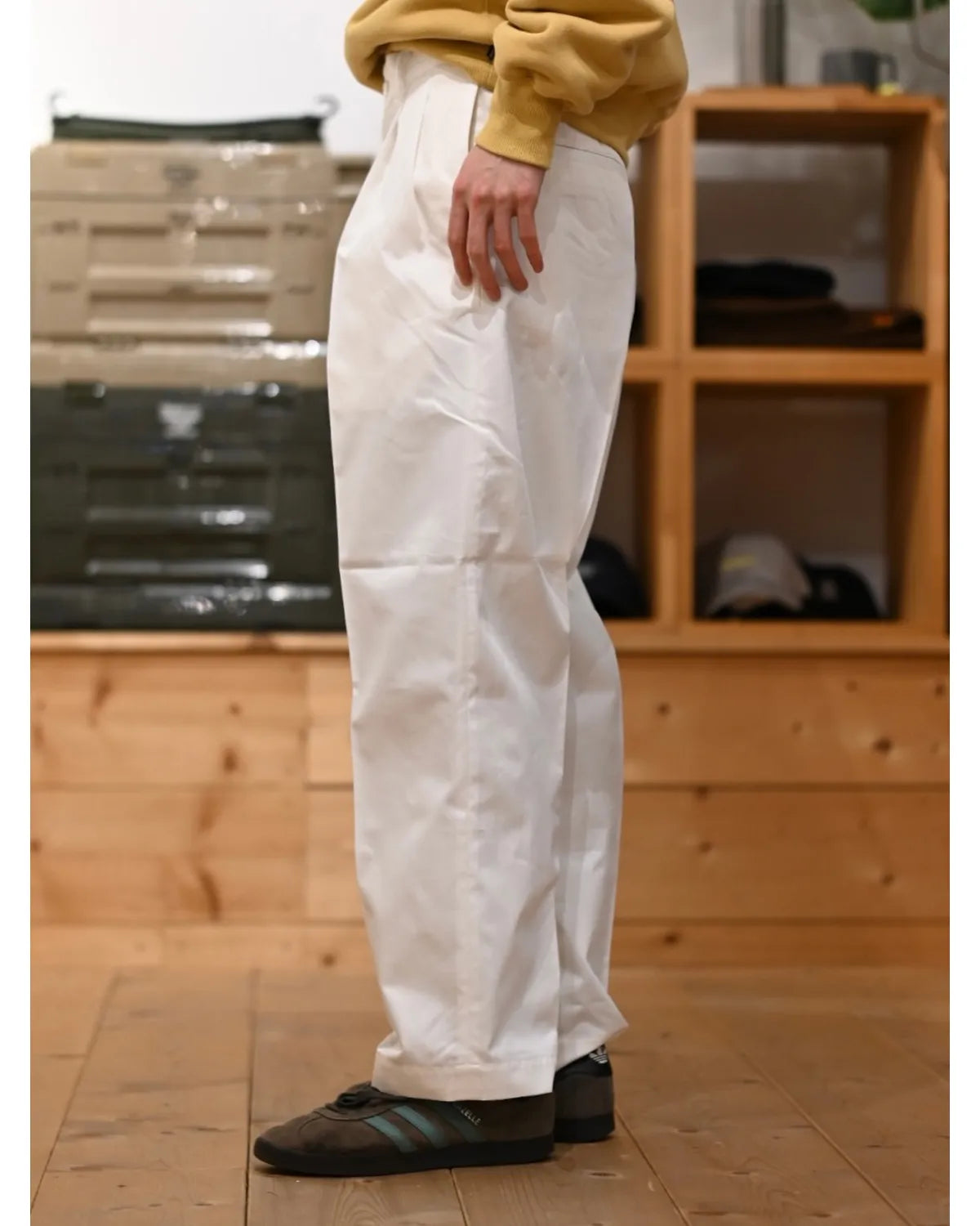 WACKO MARIA / DOUBLE PLEATED CHINO TROUSERS (26SS-WMP-PT12)