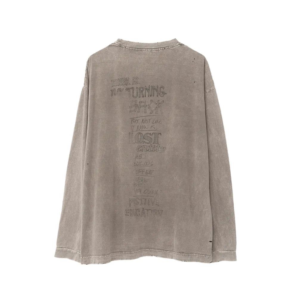 Maison MIHARA YASUHIRO / Bleached Long-sleeve T-shirt(A12LT601)