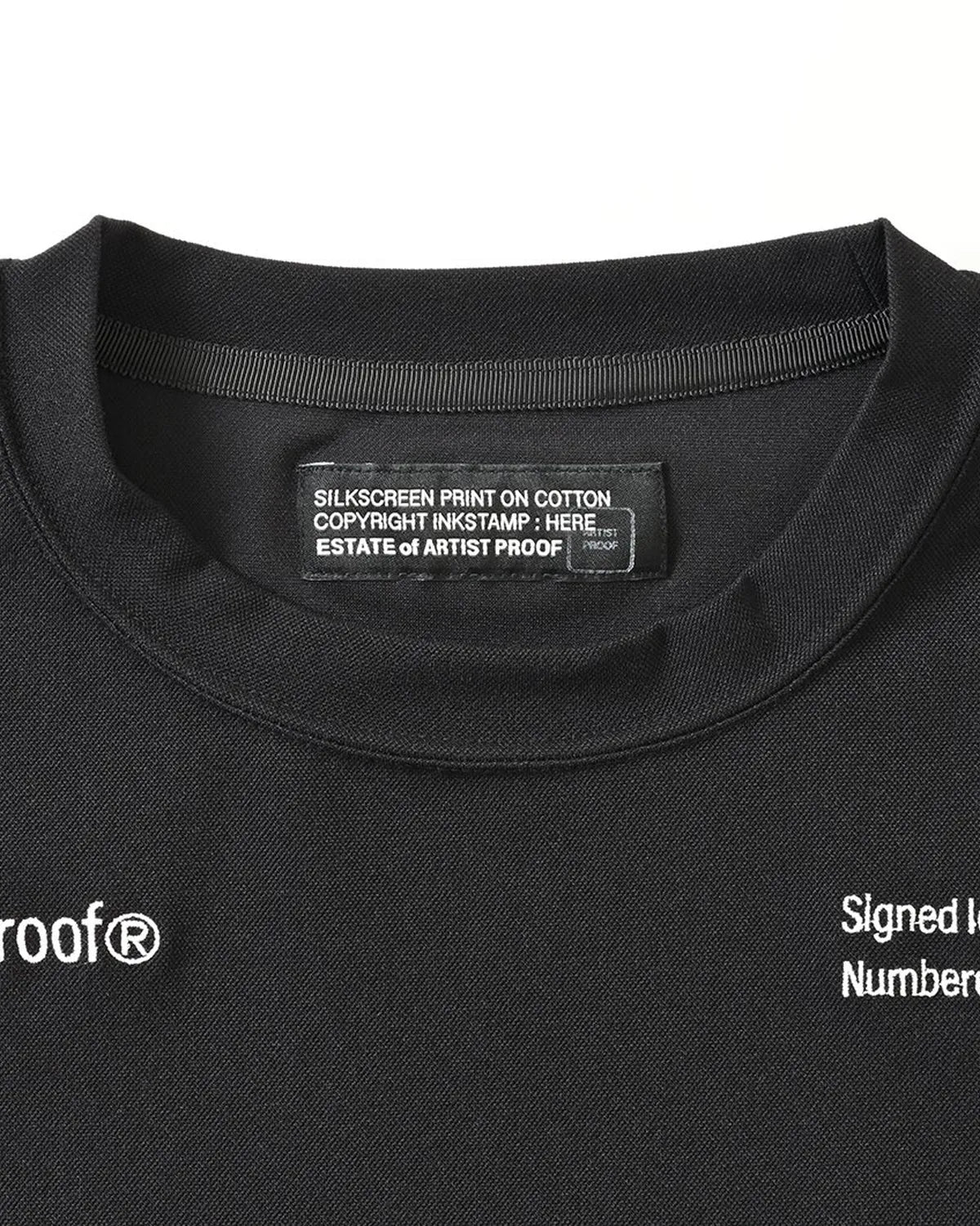 ARTIST PROOF®︎ / Split Logo Crewneck Jersey Stretch (ATPF-003CN-S)
