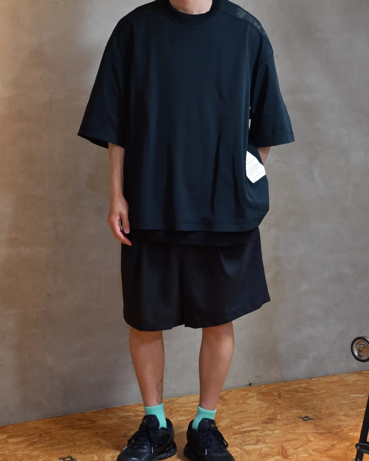 N.HOOLYWOOD TEST PRODUCT EXCHANGE SERVICE / PANELED T-SHIRT (9261-CS55-011)