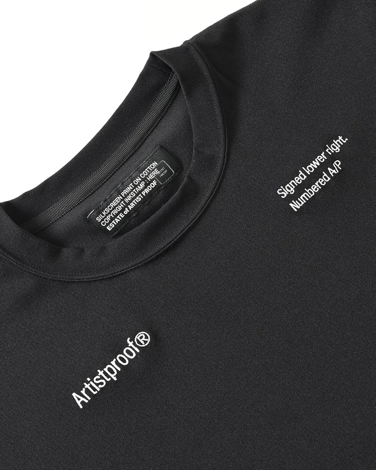 ARTIST PROOF®︎ / Split Logo Crewneck Jersey Stretch (ATPF-003CN-S)